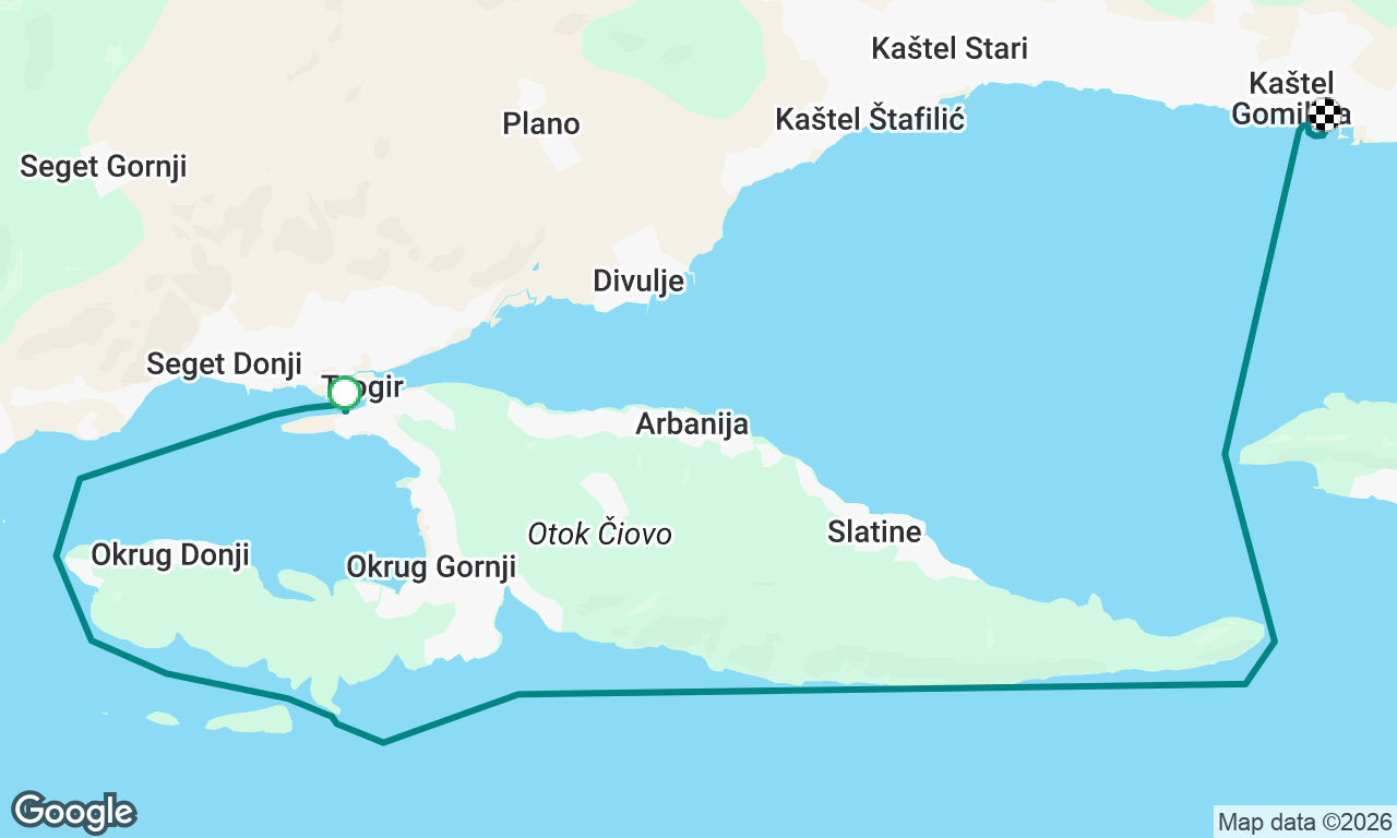 Voyage map