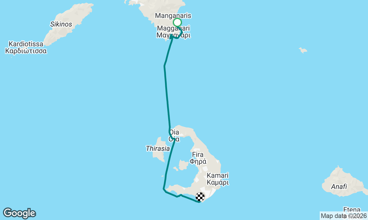 Voyage map