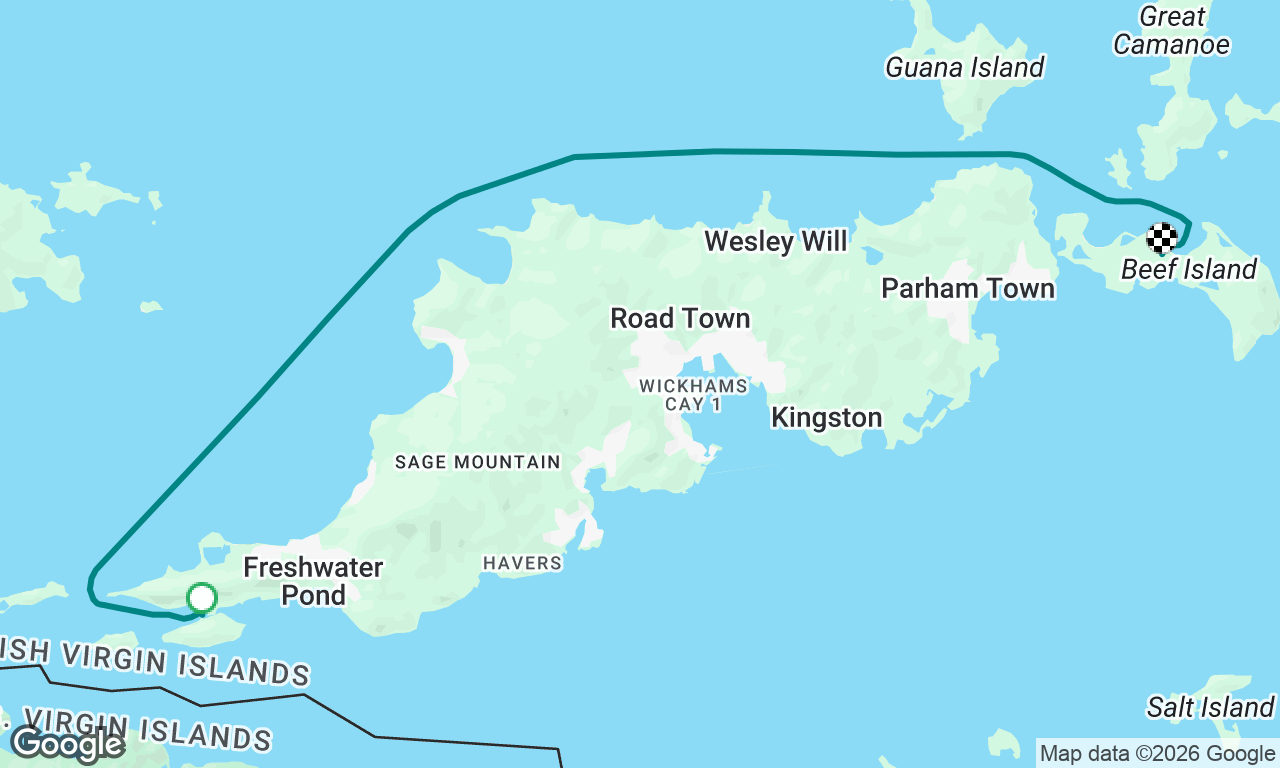 Sopher hole to Trellis Bay 