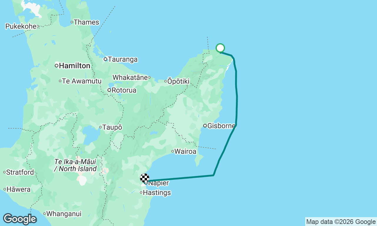 Hicks Bay to Napier