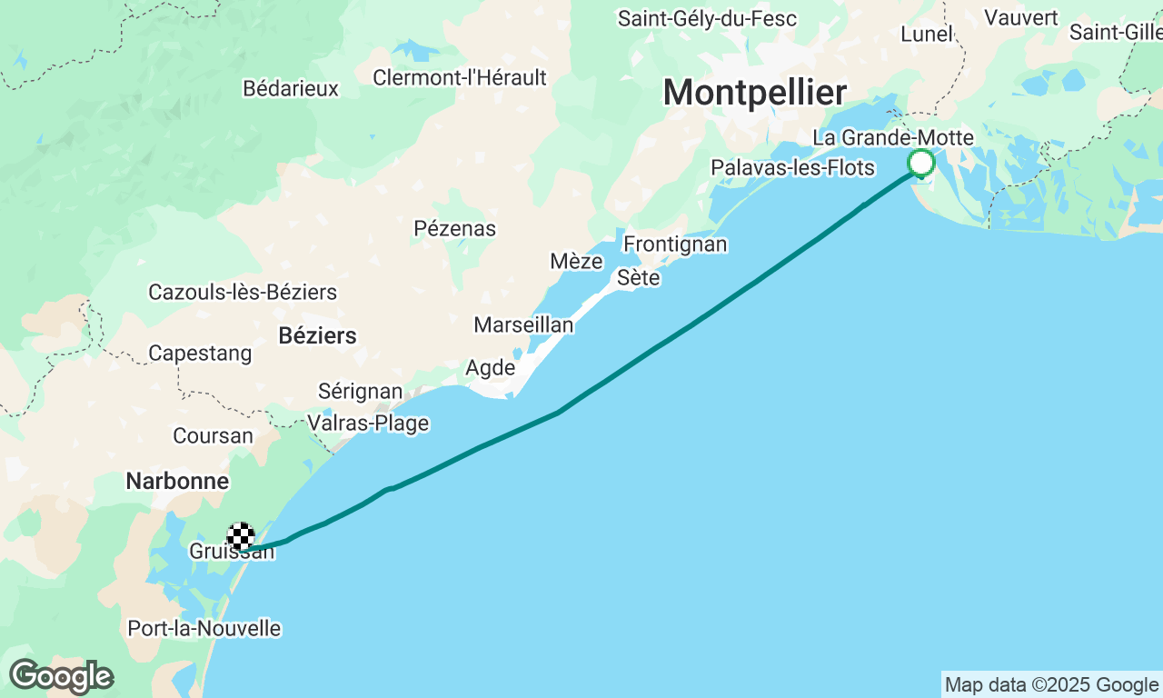 Port Camargue to Gruissan 
