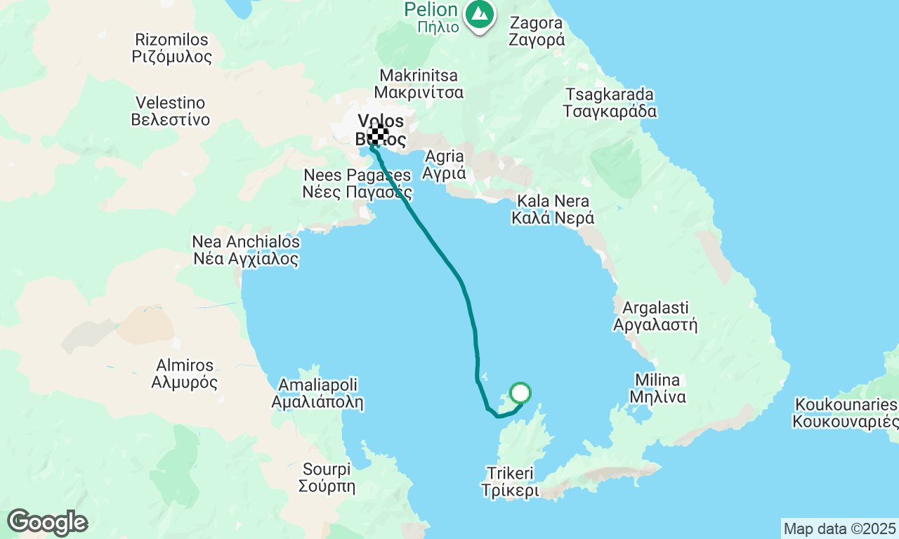 Zurück nach Volos - Törnende