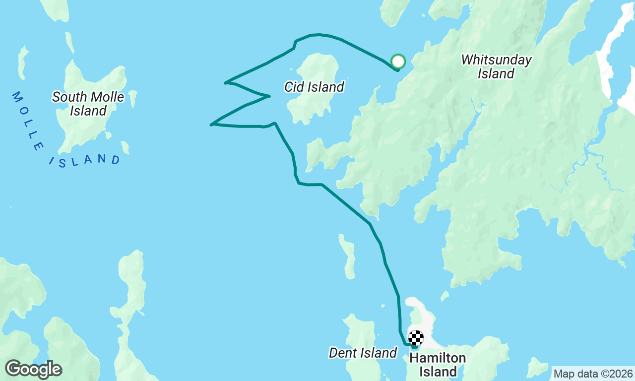 Whitsundays: Sawmill Beach to Hamilton Island Marina