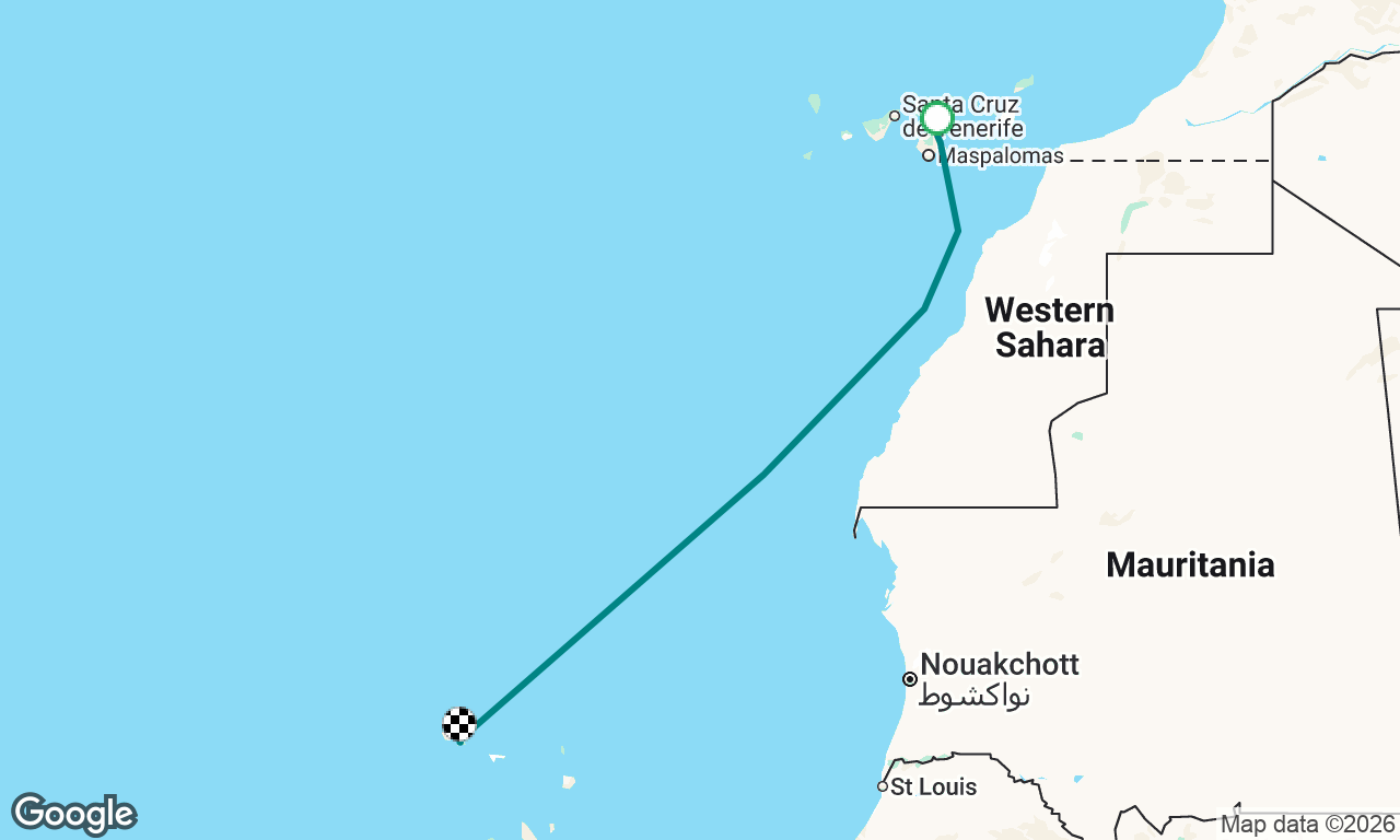 Voyage map
