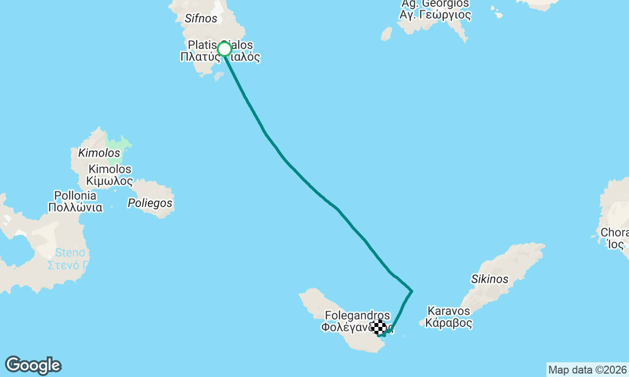 Sifnos to Folegandros
