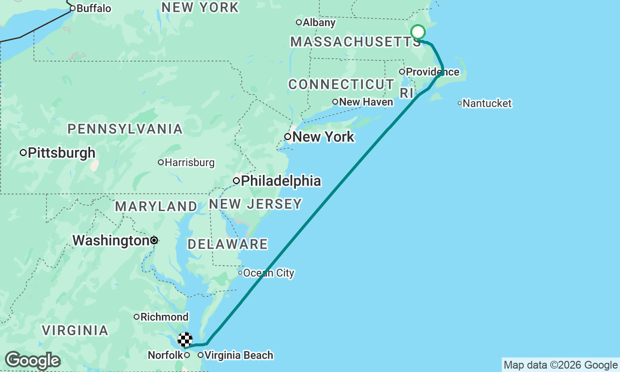 Delivery to Norfolk