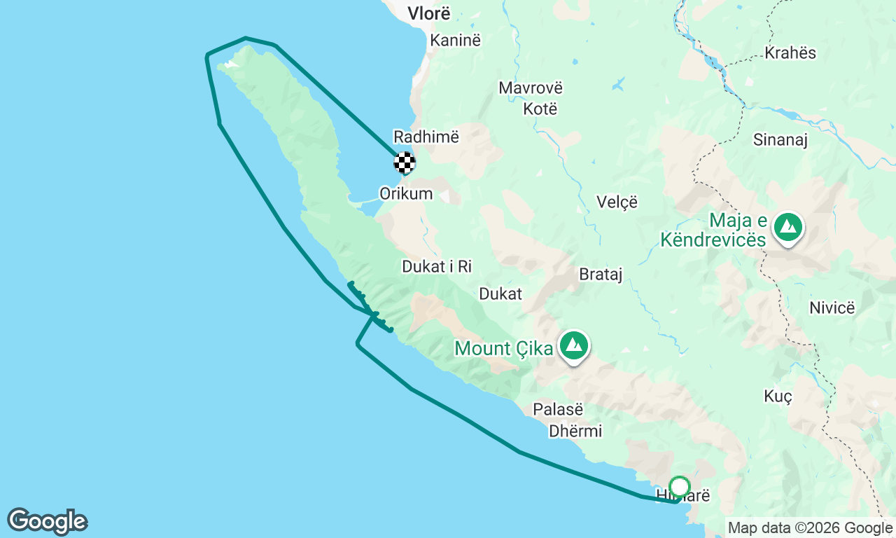Voyage map