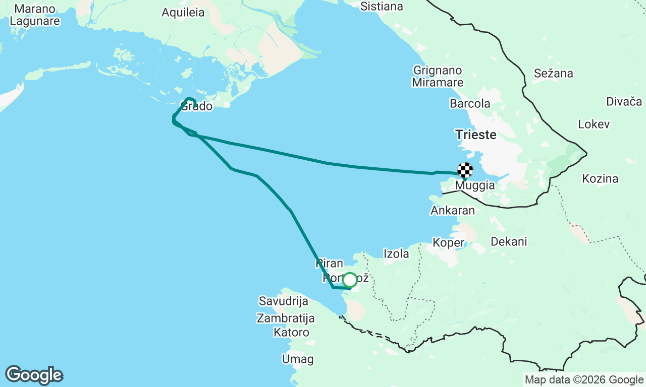 Portoroz to Grado to Muggia