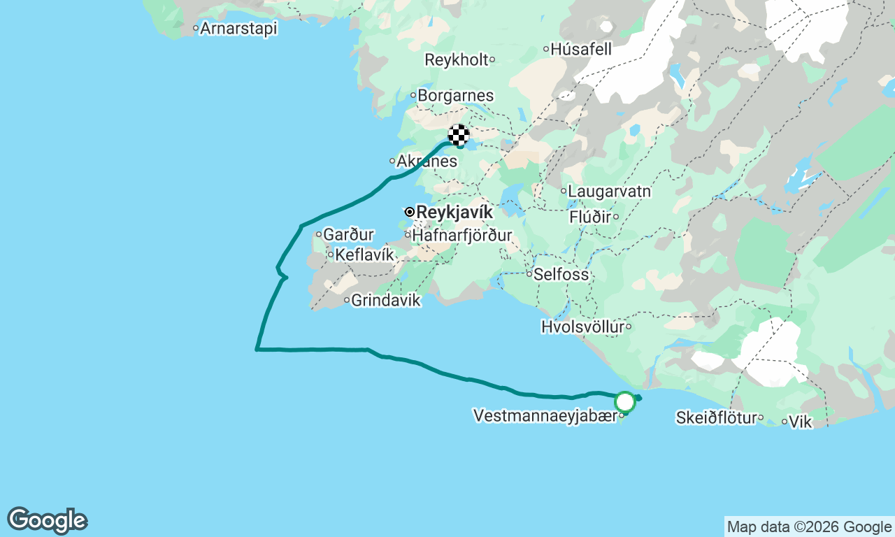 Vestmannaeyjar to Hot Springs