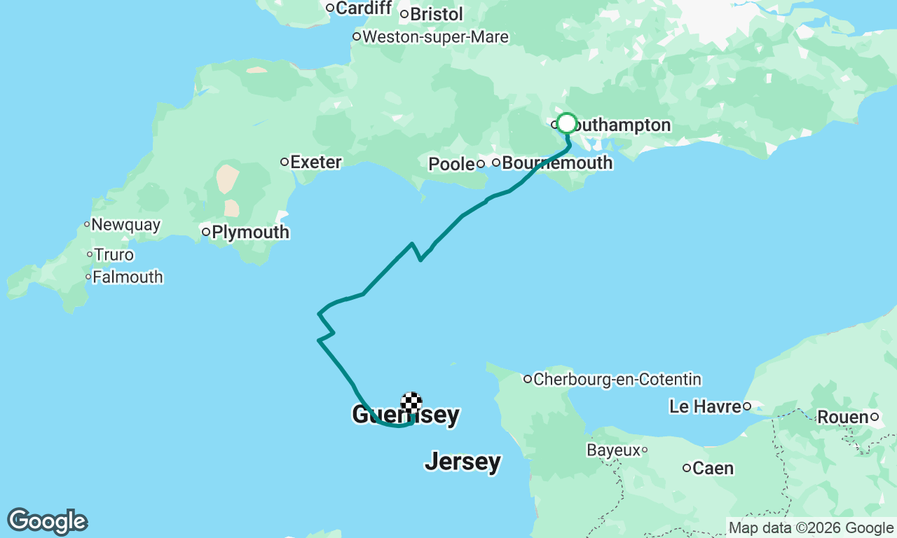 Hamble to guernsey