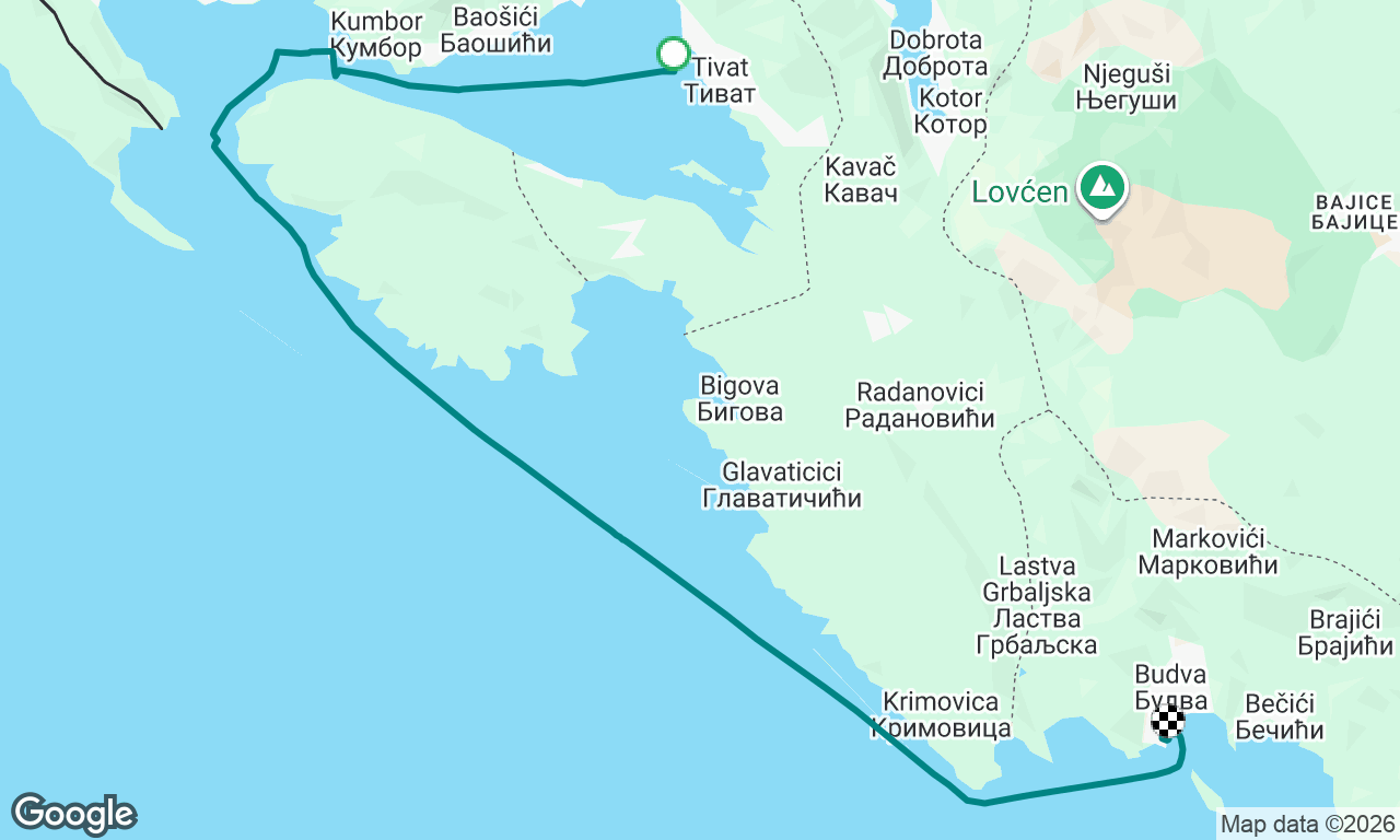 Voyage map