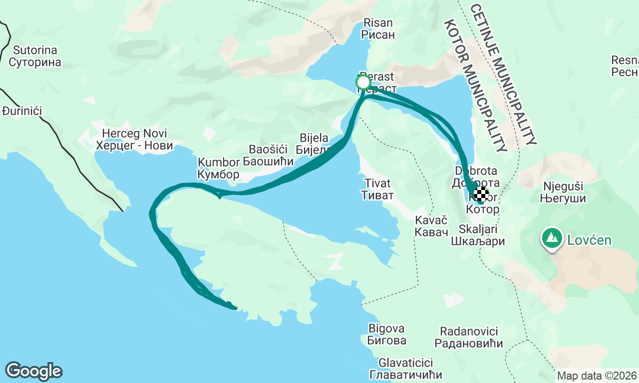 Voyage map