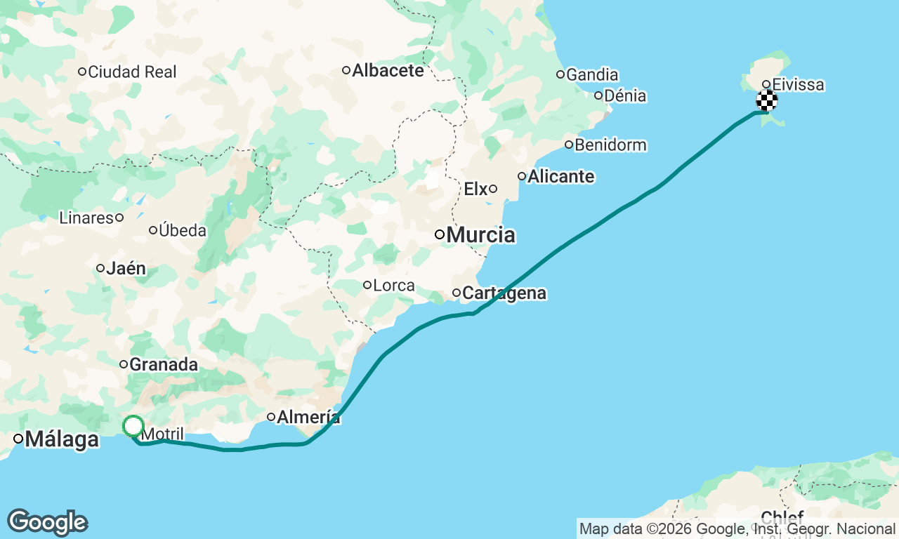 Port de Motril à Formentera (ancre)