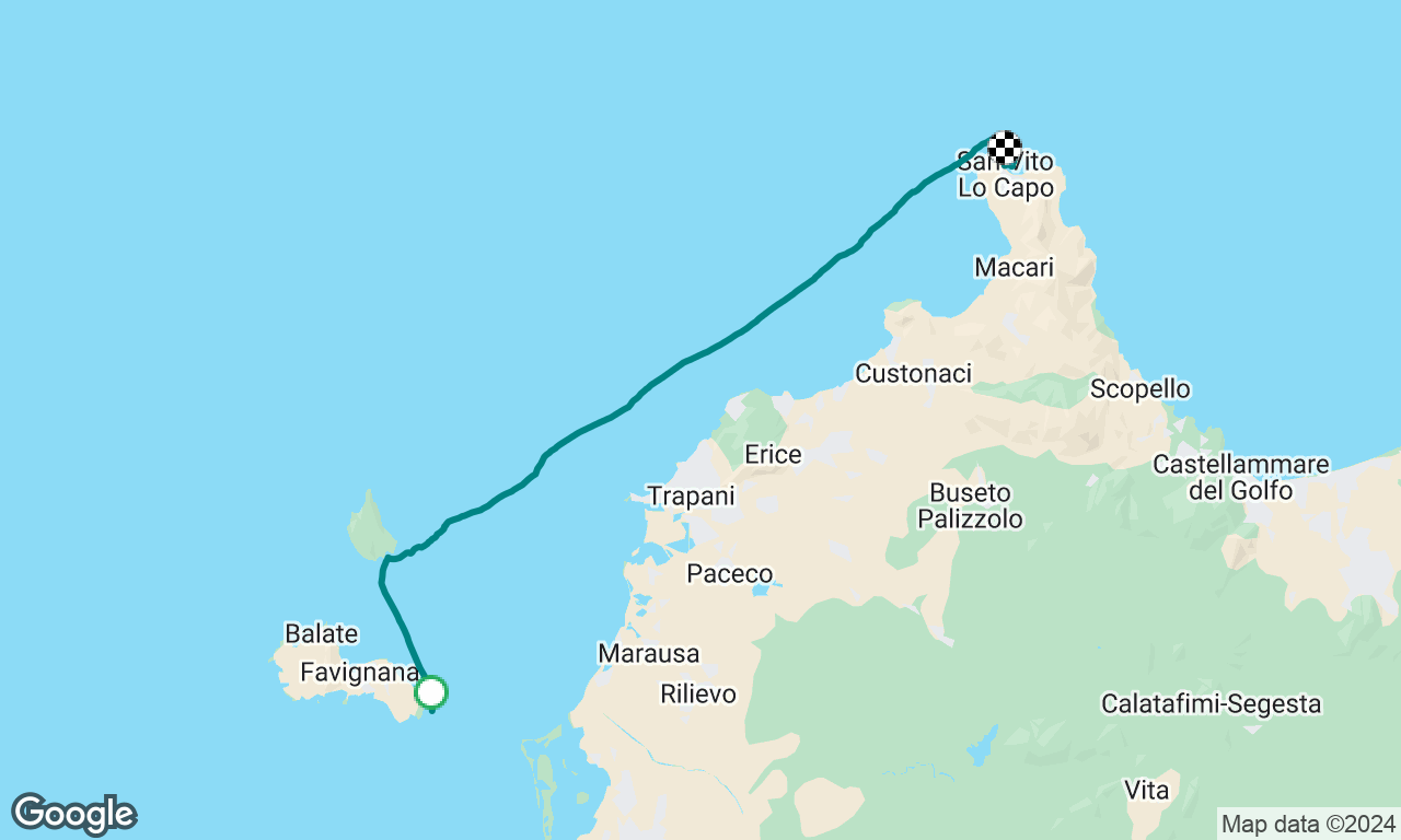 Favignana to San Vito lo Capo