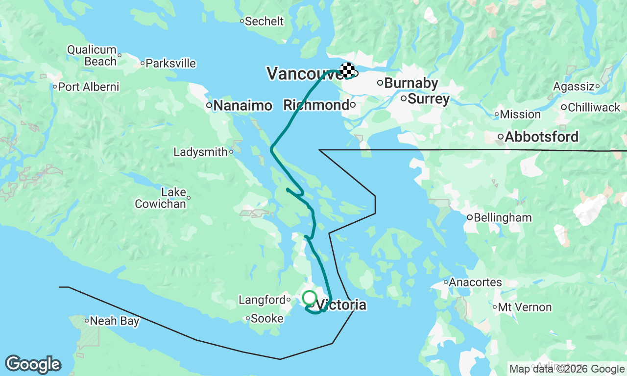 Victoria-Sydney-Ganges-Vancouver