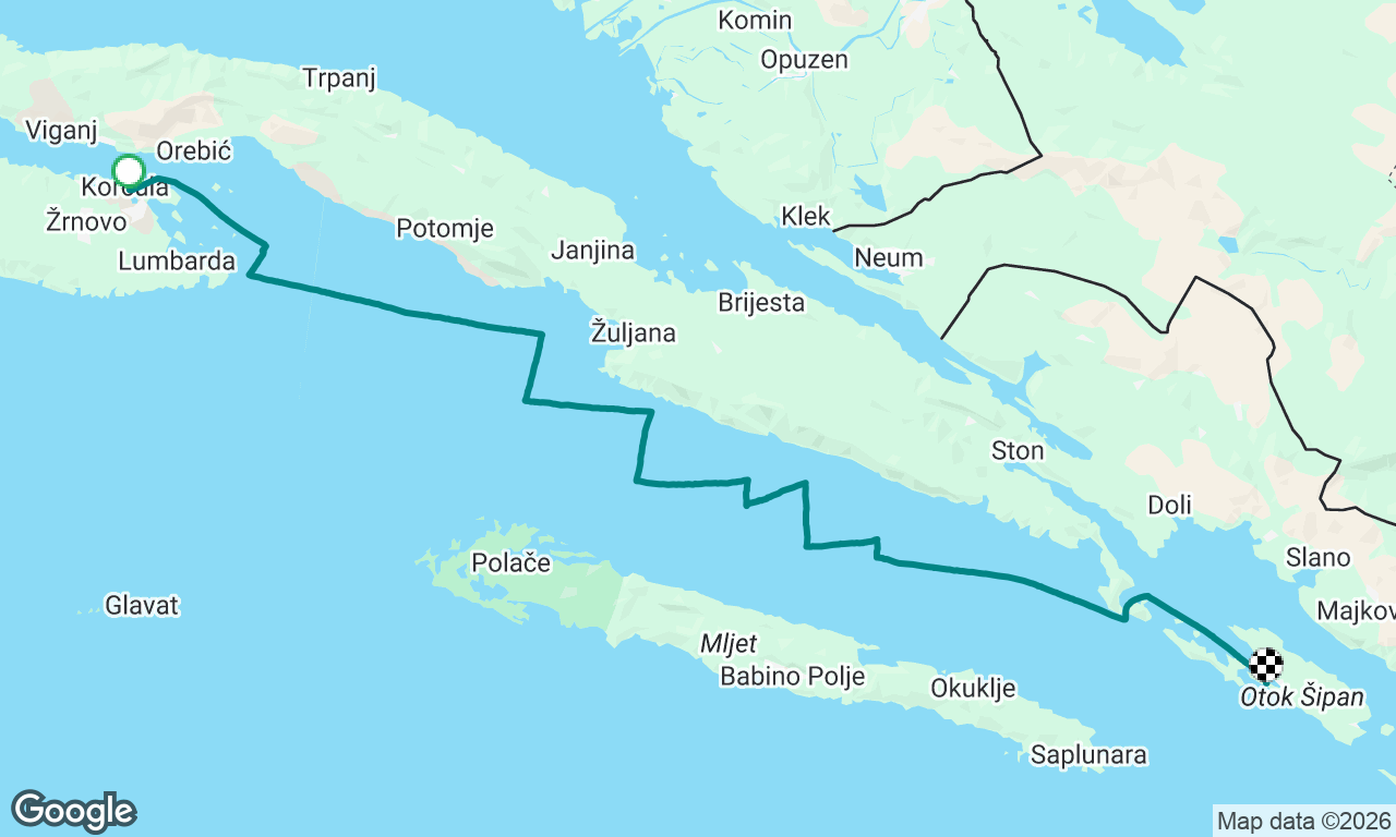 Voyage map