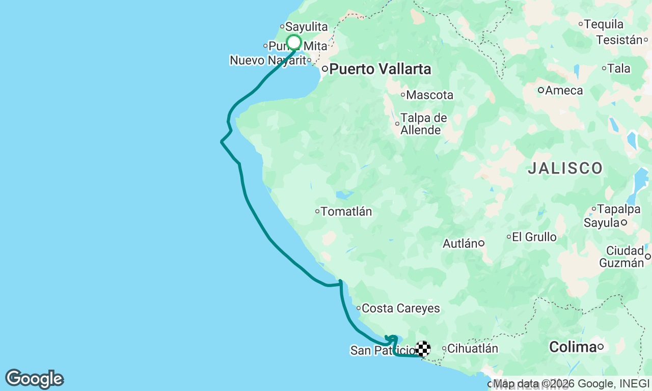 Voyage map