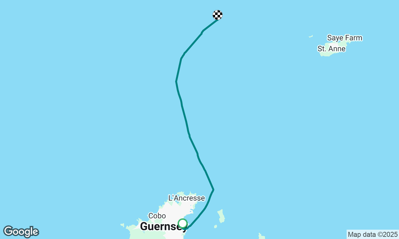 St Peter Port to... Braye... not SYC! Engine fail
