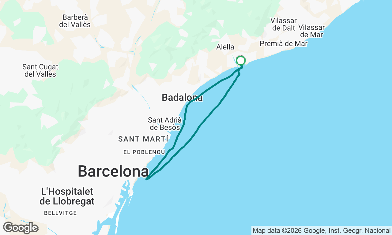 Voyage map