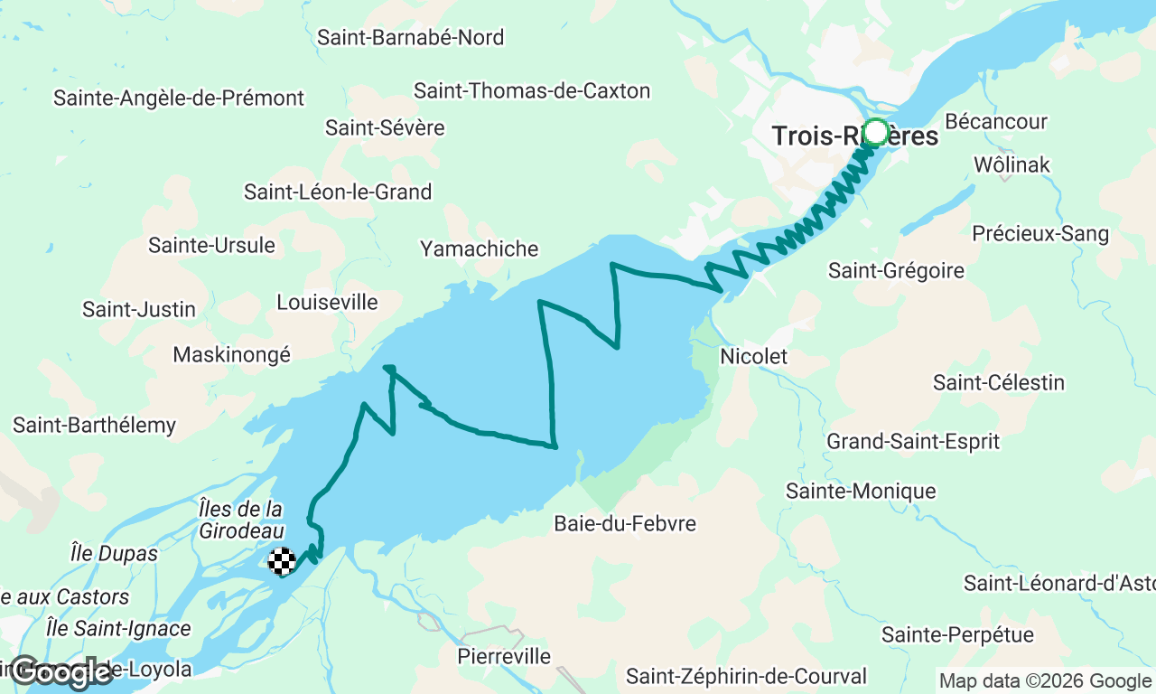 Trois-Rivière -> Sorel