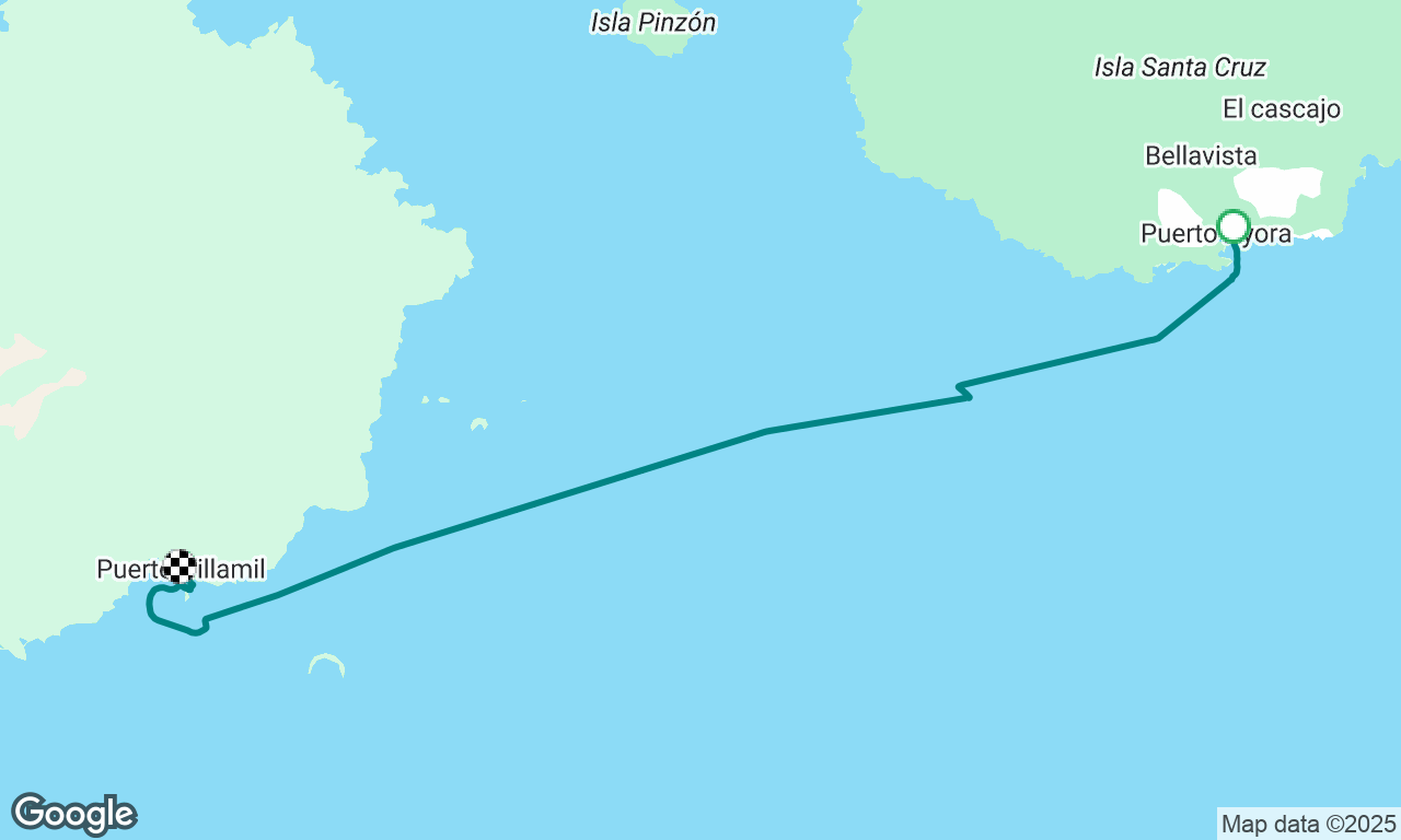 Isla Santa Cruz > Isla Isabela