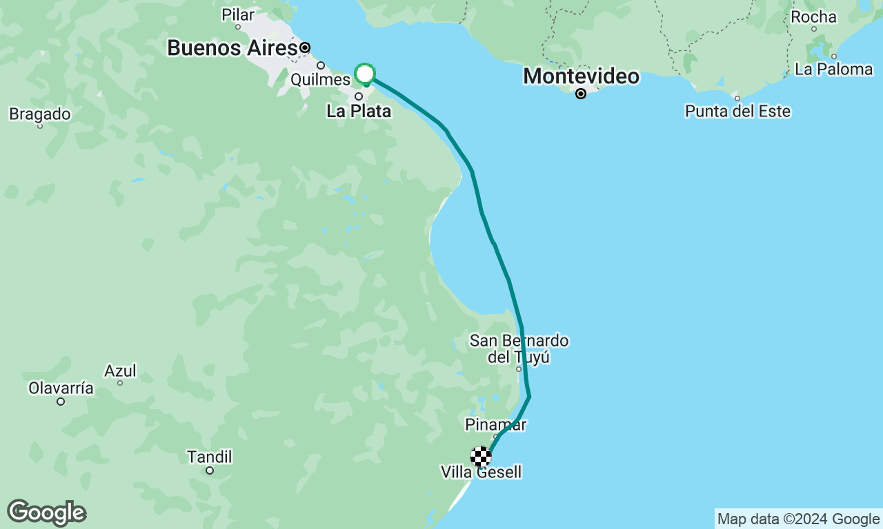 San Fernando to Mar del plata