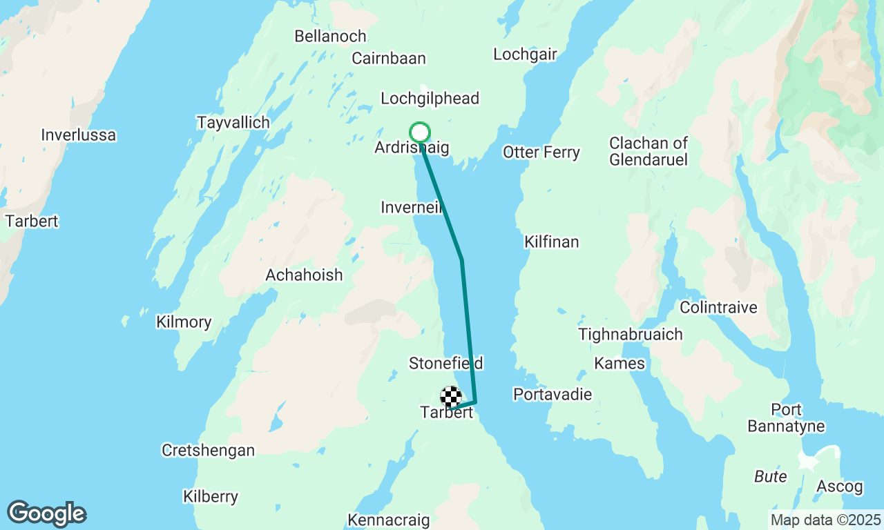 Crinan Canal to East Tarbert Loch Fyne