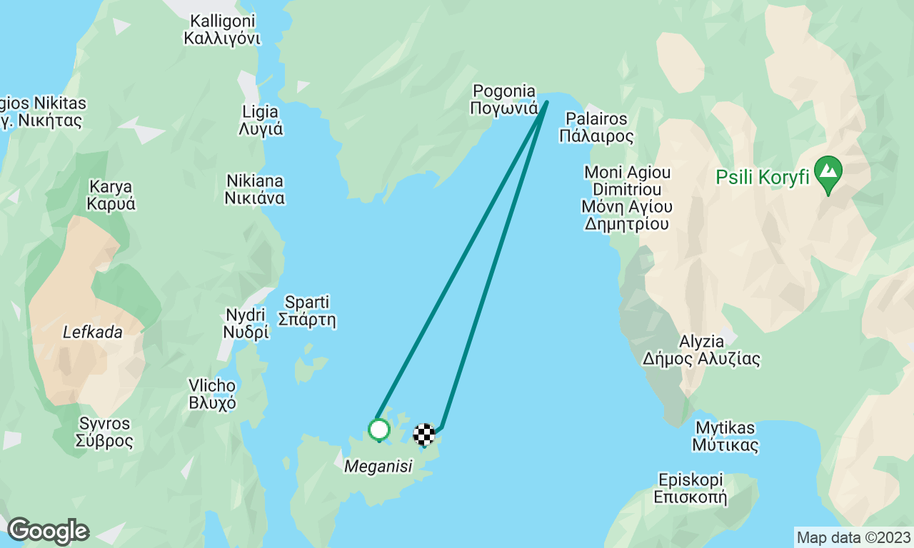 Little Vathi to Port Atheni via Potomaki beach