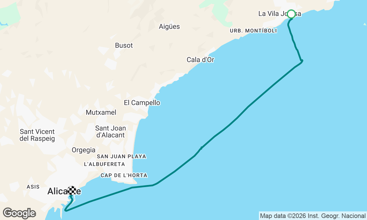Voyage map
