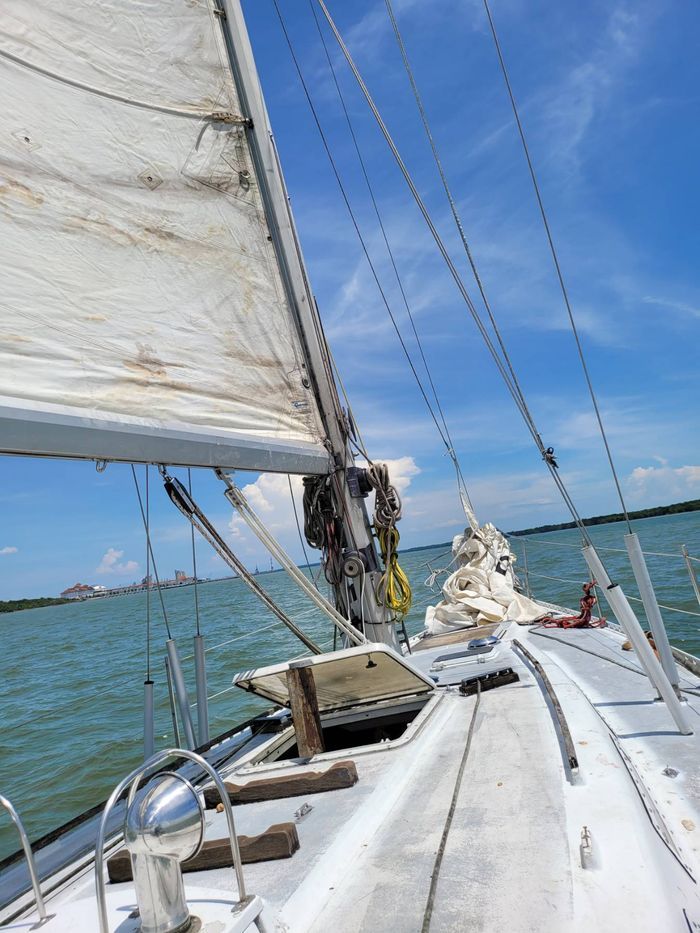 Voyage photo from Sea trial SY Rangga