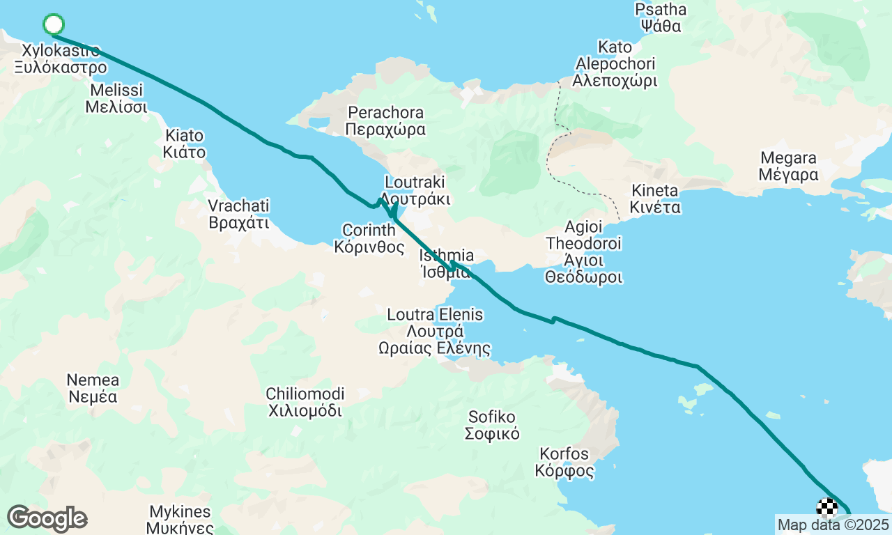 Through Corinth Canal