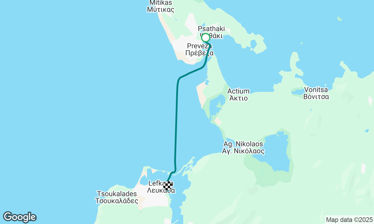 Preveza ➡️ Lefkada 