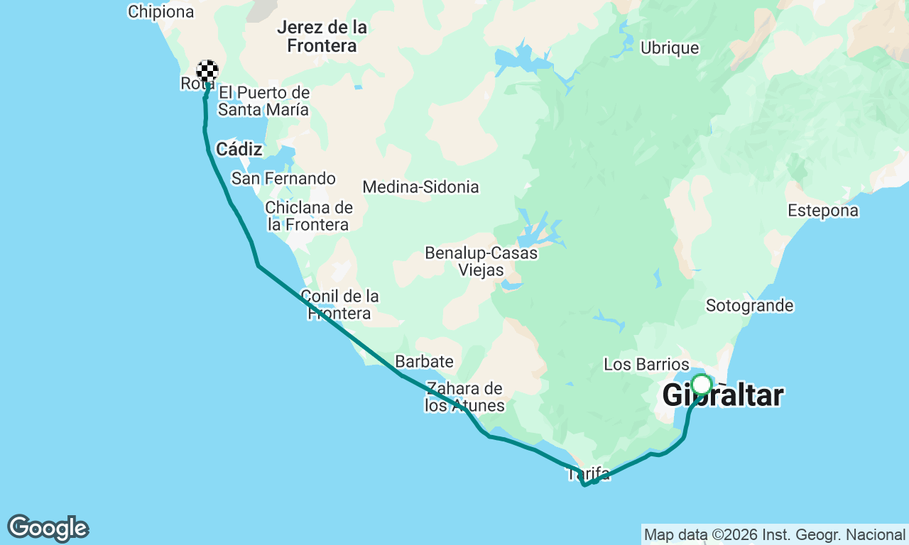 Voyage map