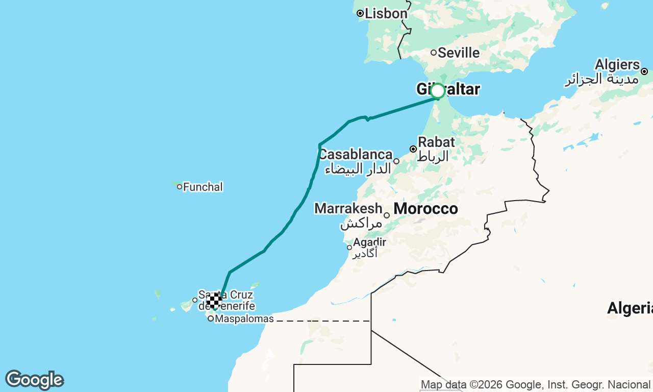 Morocco to Canaria Crossing