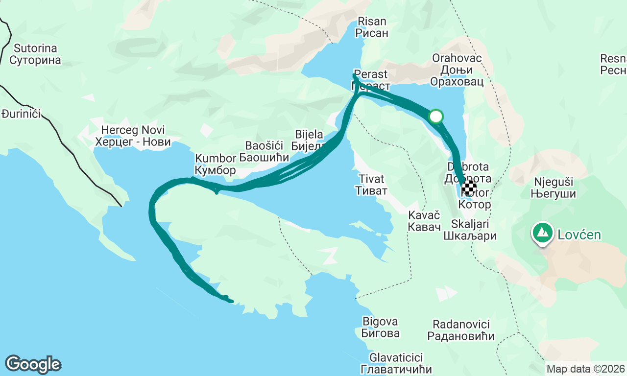 Voyage map