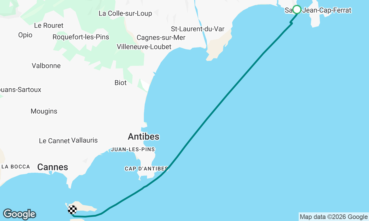 Voyage map