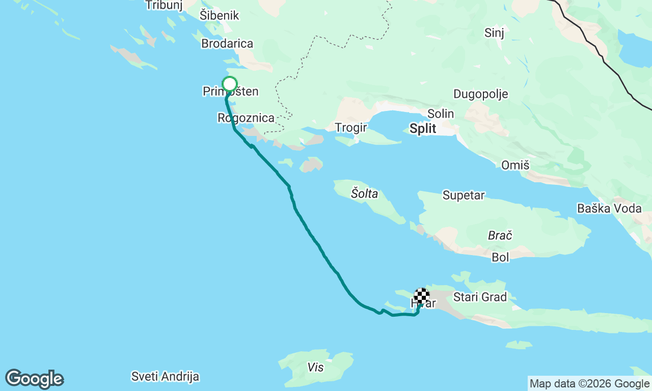 Voyage map
