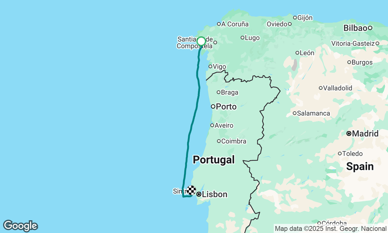 34 • 🇪🇸🇵🇹 • Muros ➡️ Cascais