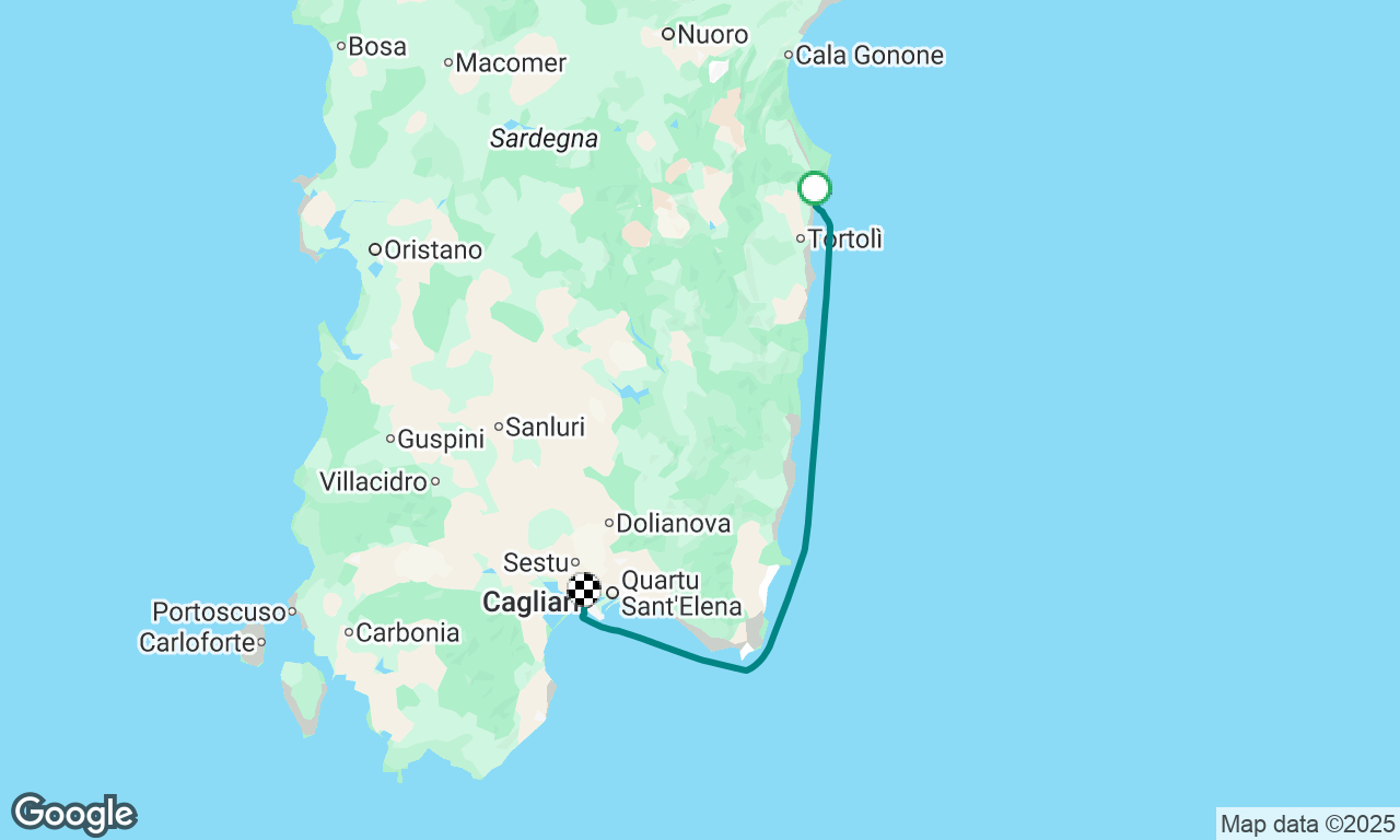 Sainta Maria to Cagliari