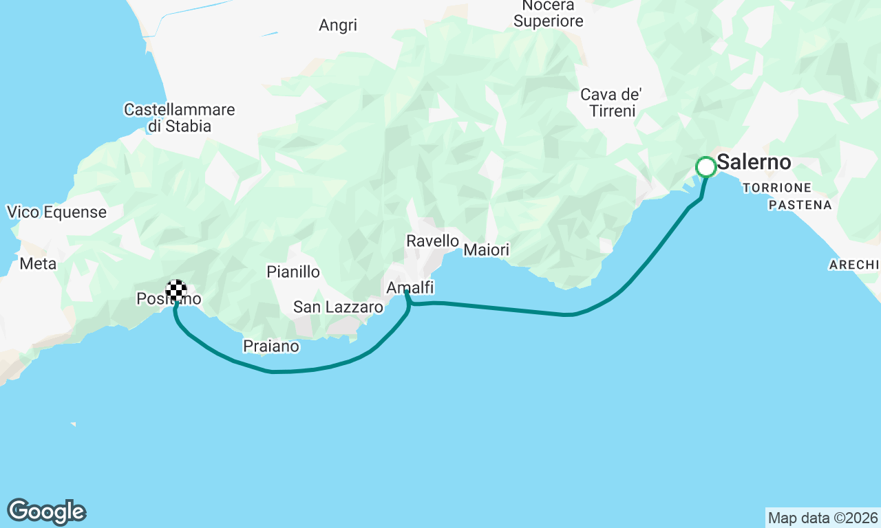 Salerno - Amalfi - Postiano