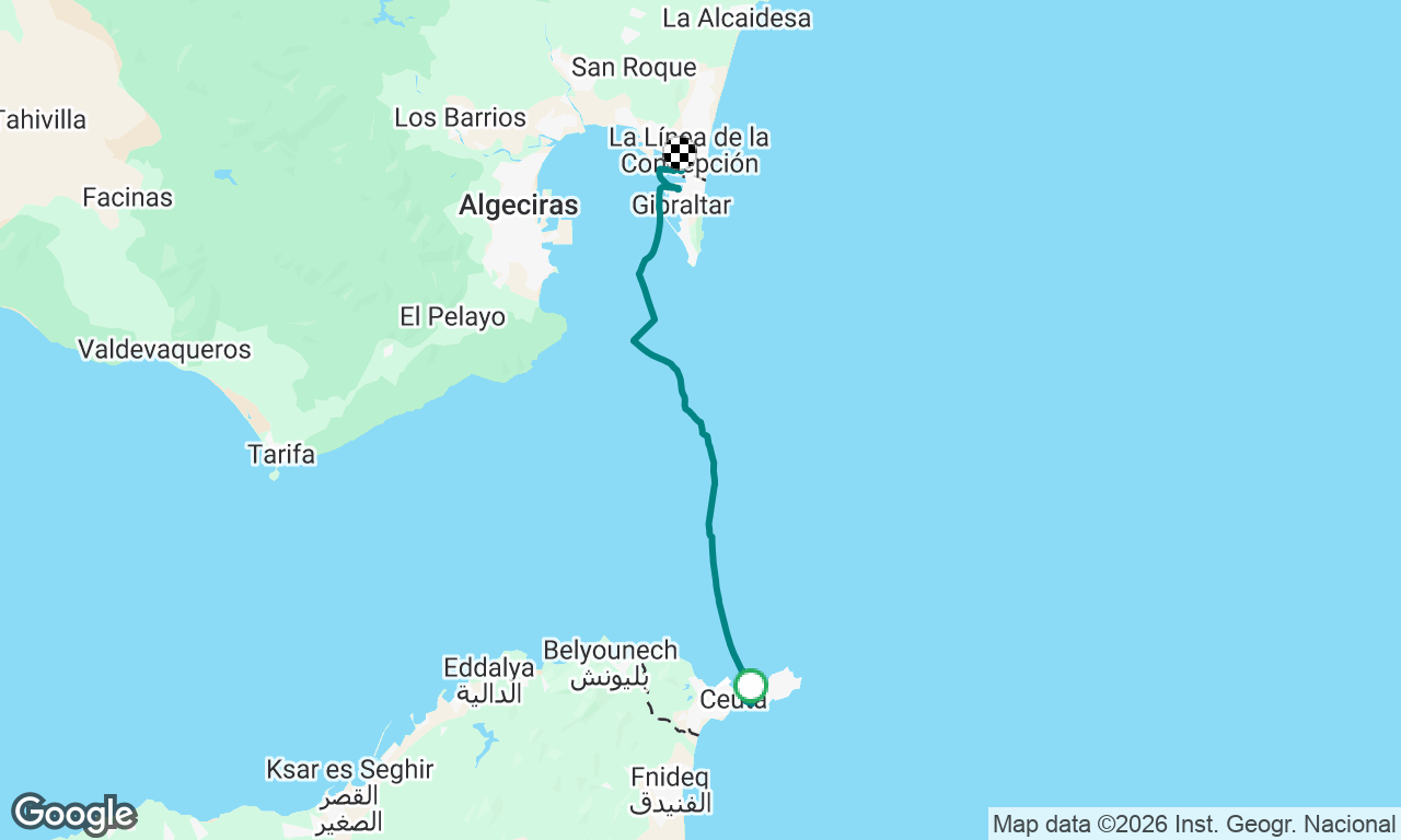 Voyage map