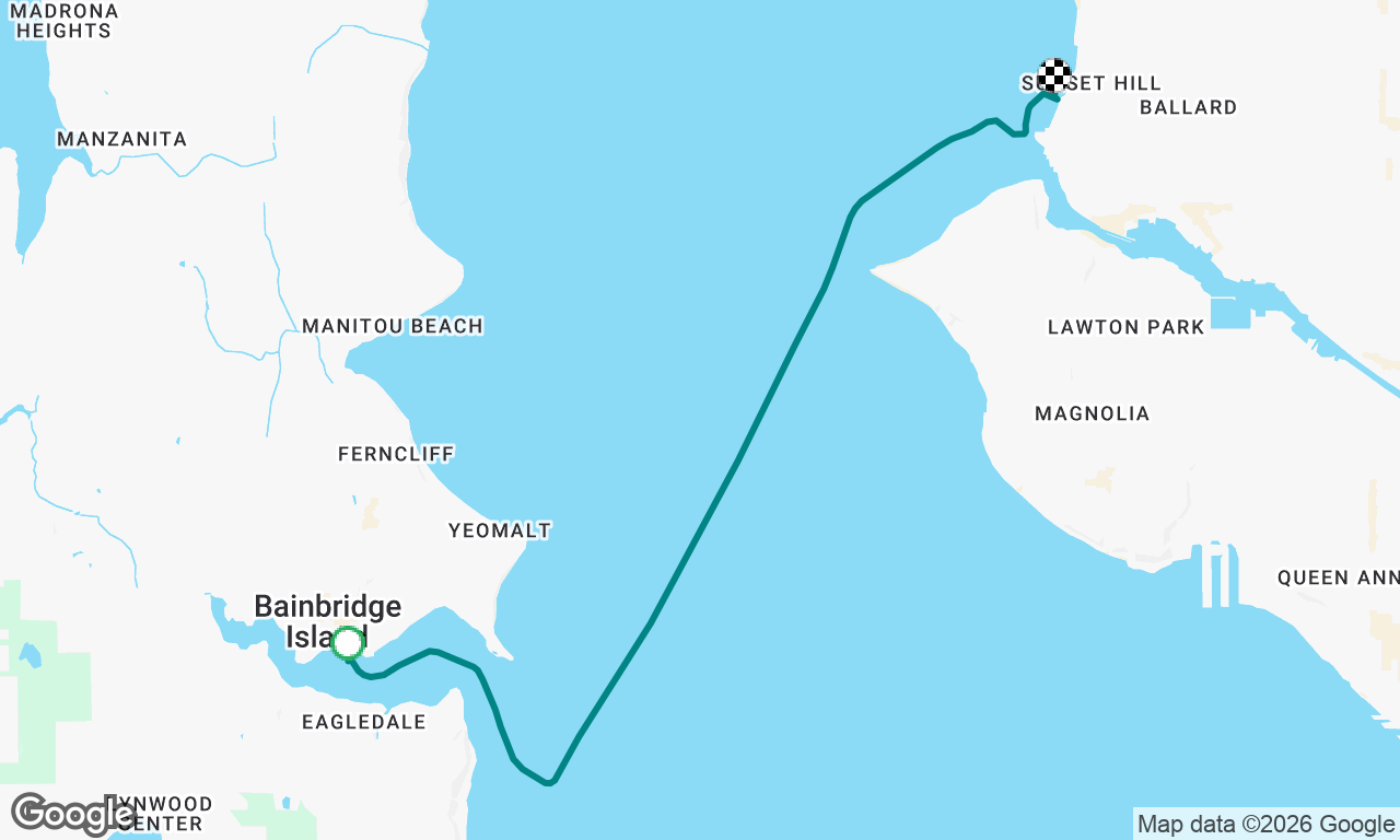 Eagle Harbor to Seattle