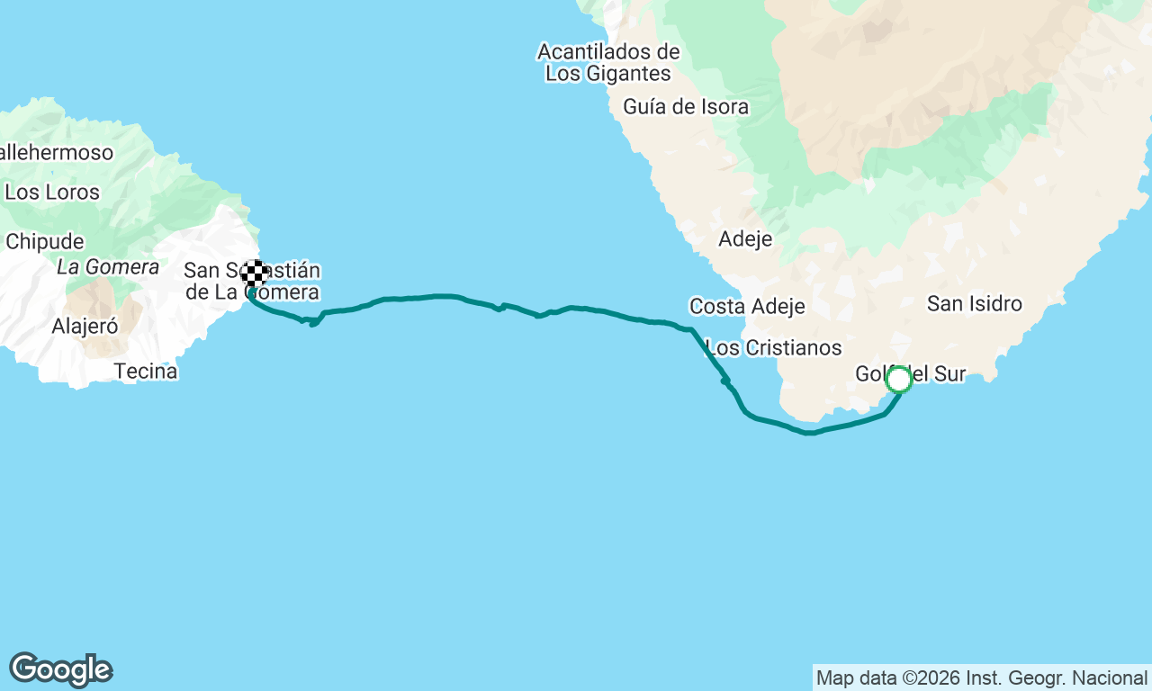 Canary Islands day 1. San Miguel Tenerife to La Gomera