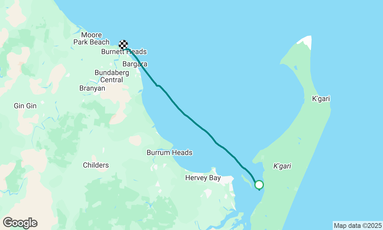 Frasier Island to Bundaberg 