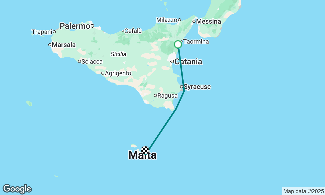 Voyage map