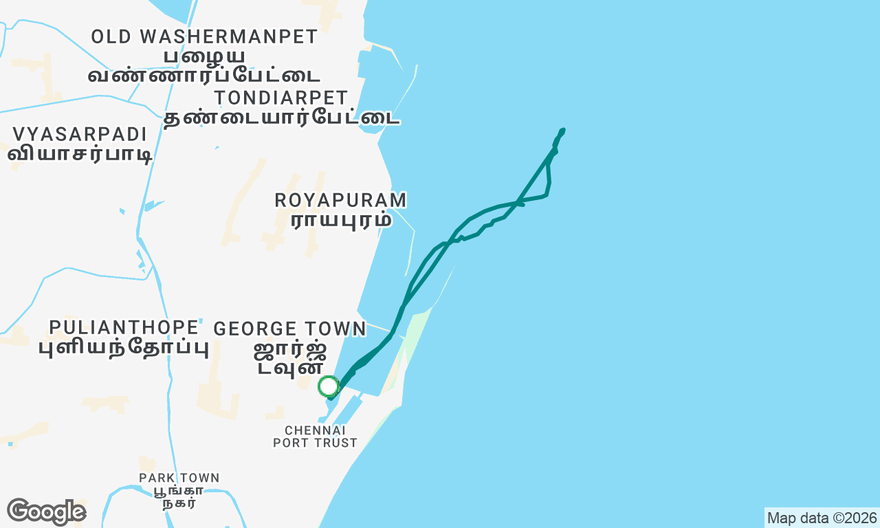 Voyage map