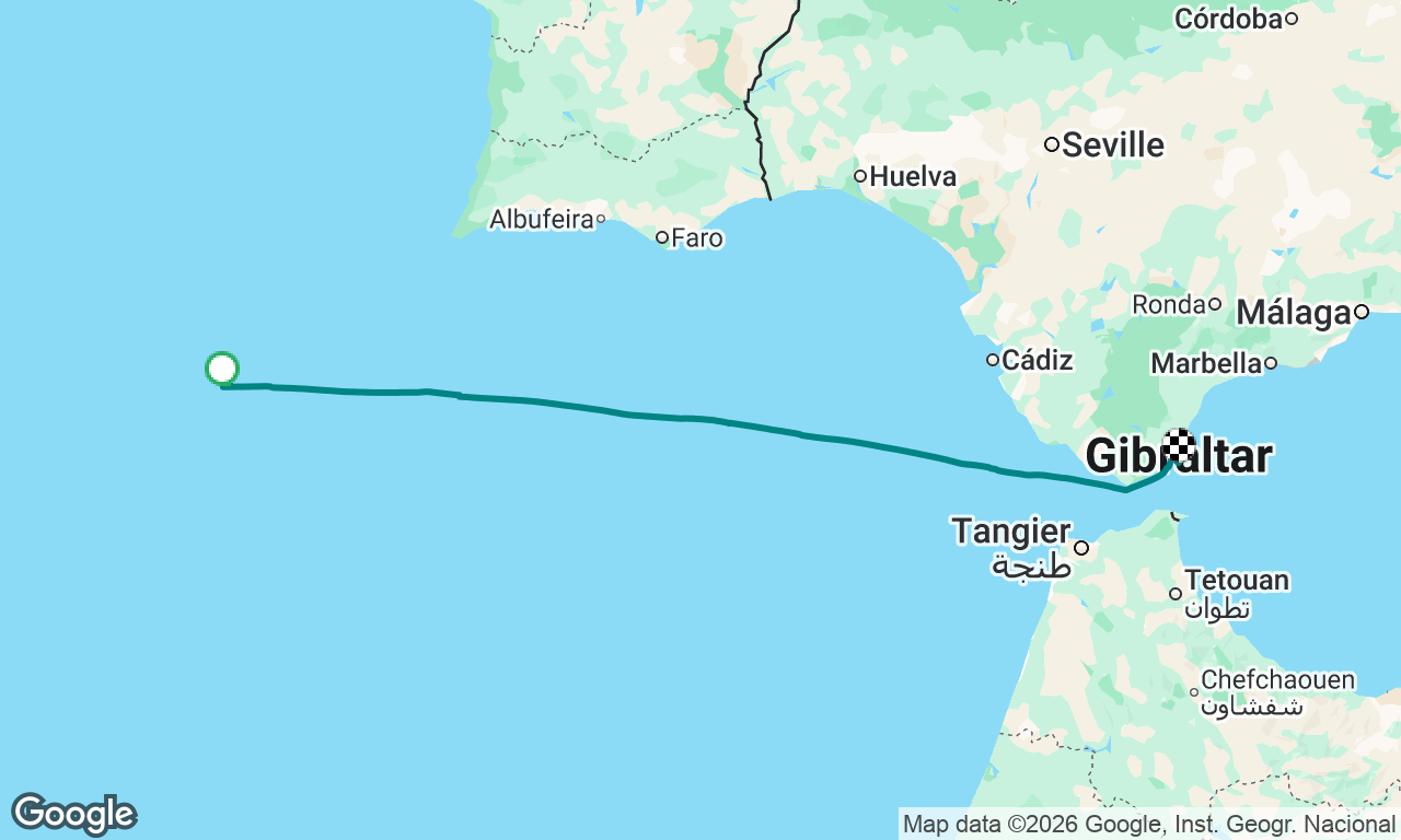 Atlantic crossing-double-handed ,Gibraltar stop 