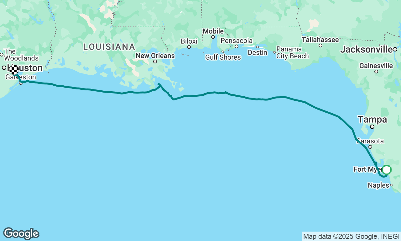 Gulf Crossing to Houston 
