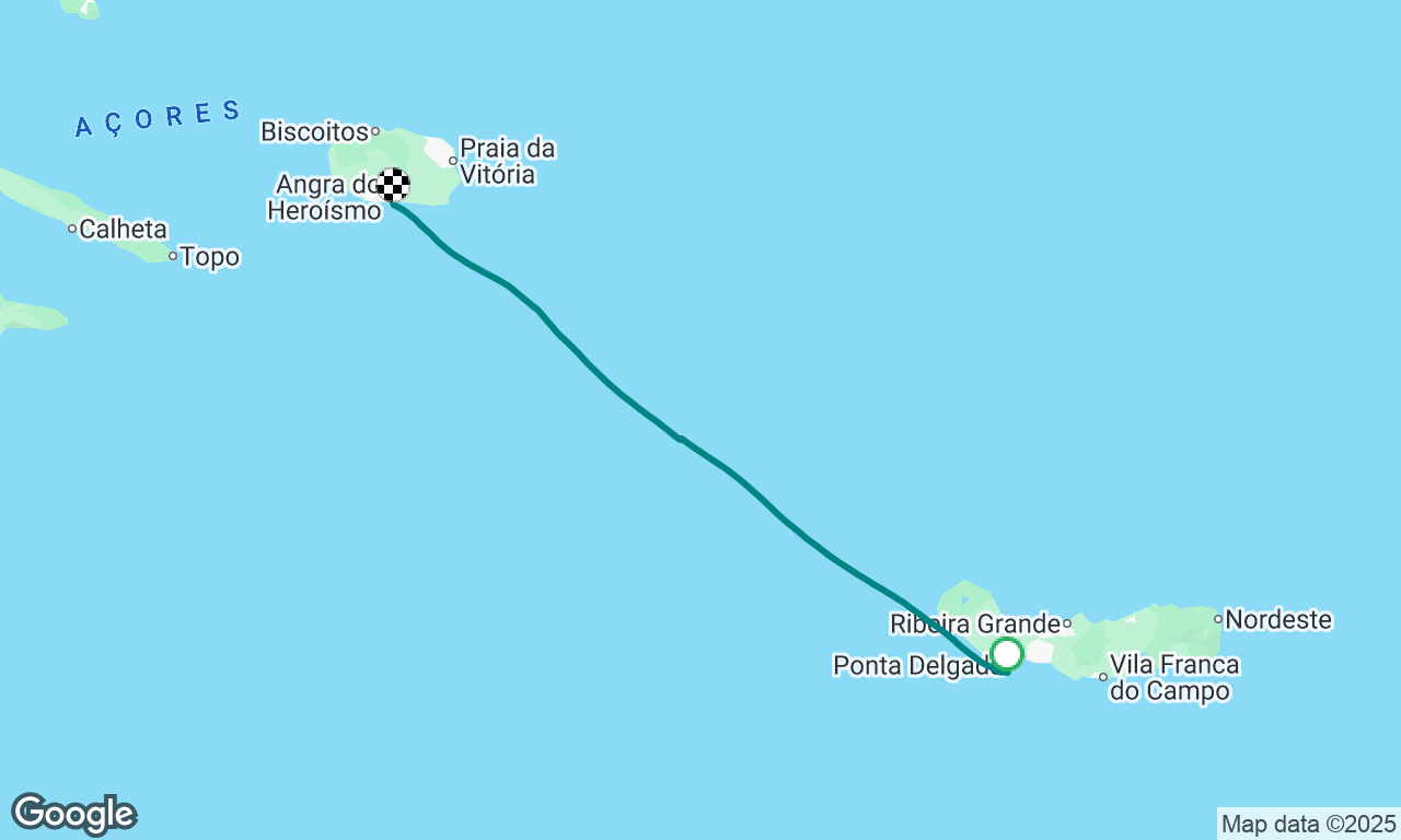 Ponta Delgada to Angra do Heroísmo 
