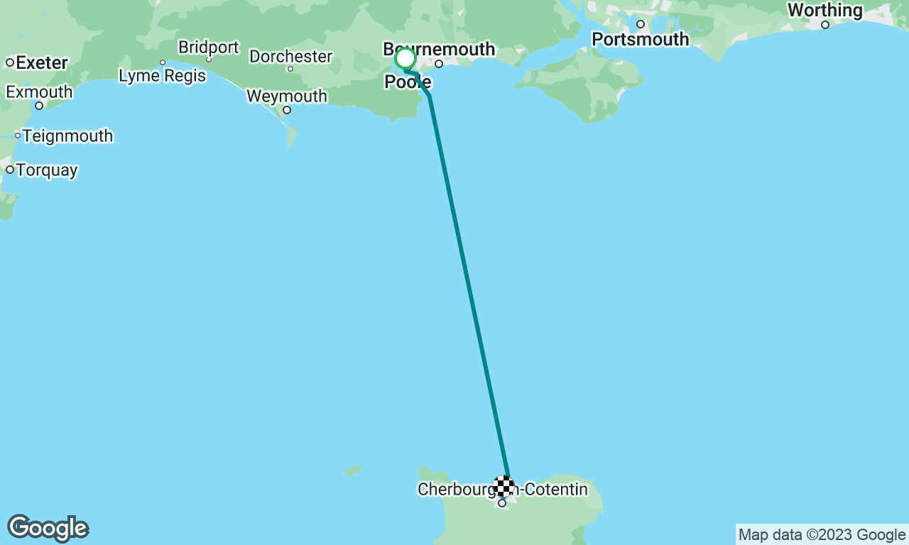 Poole to Cherbourg 